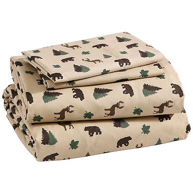 Beatrice Home Fashions Cozy Cabin Sheet Set