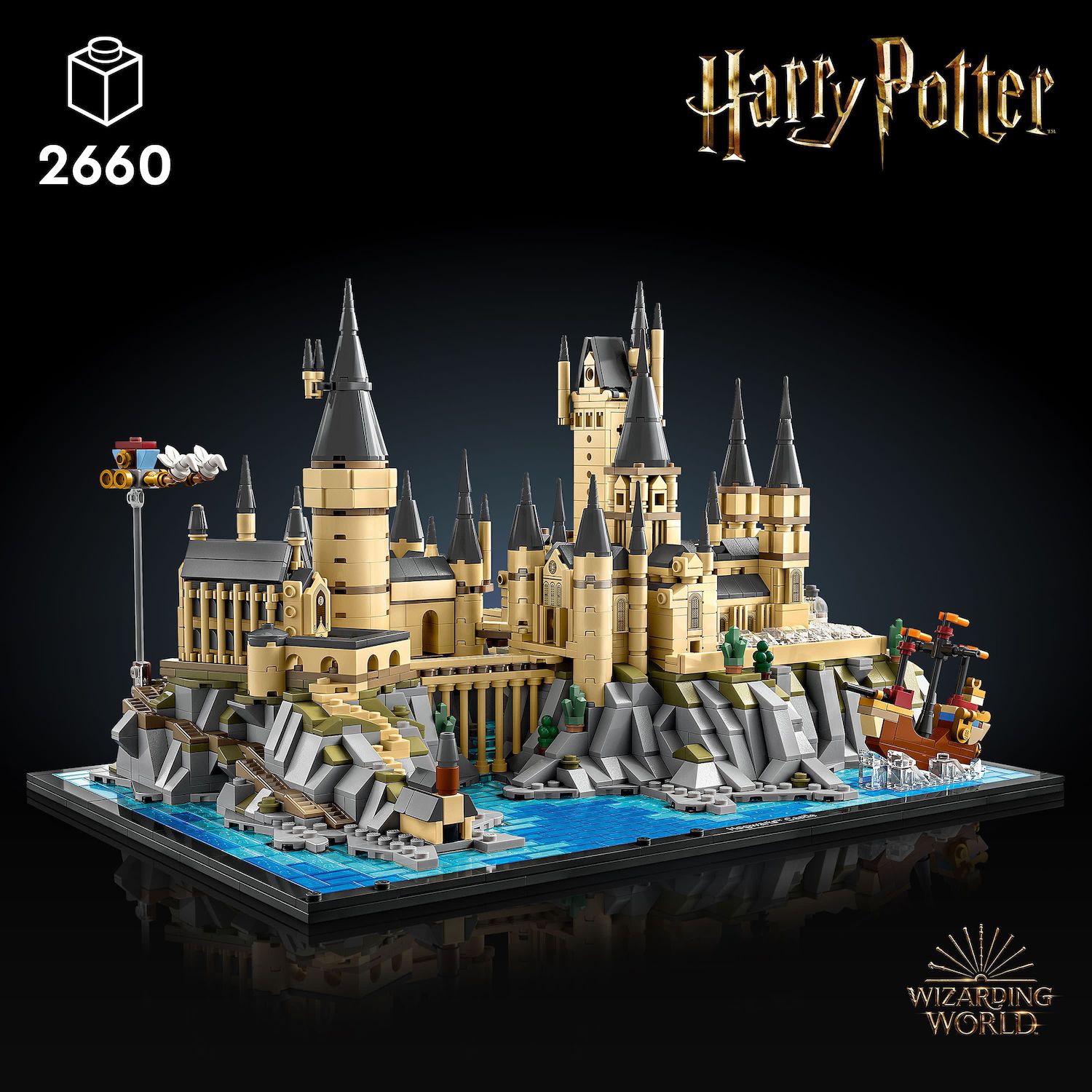 Детский конструктор LEGO Harry Potter Hogwarts Castle and Grounds Wizarding Building Set 76419 (2660 Pieces) — фото 2