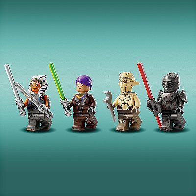 LEGO Star Wars Ahsoka Tano's T-6 Jedi Shuttle Building Toy Set 75362
