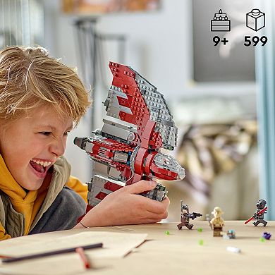 LEGO Star Wars Ahsoka Tano’s T-6 Jedi Shuttle Building Toy Set 75362
