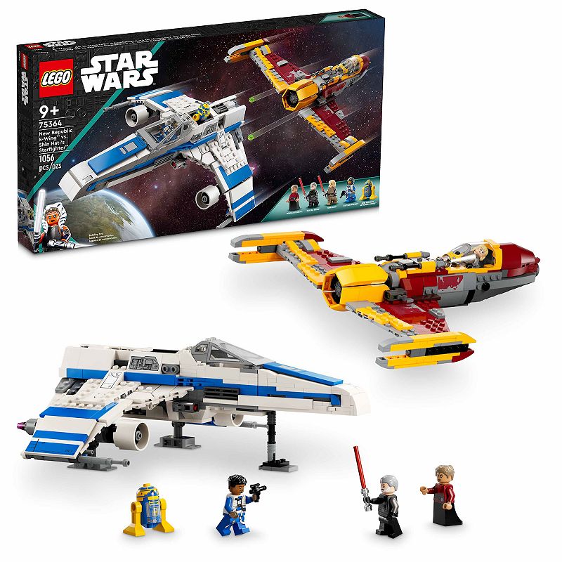 LEGO - Star Wars: Ahsoka New Republic E-Wing vs. Shin Hati’s Starfighter Building Toy Set 75364