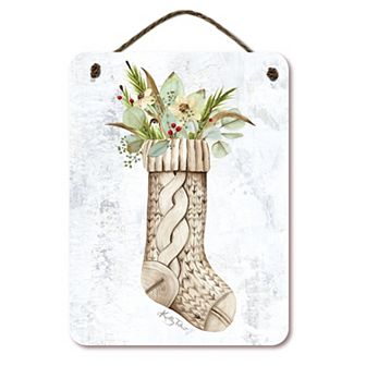 COURTSIDE MARKET Stocking Hanging Sign