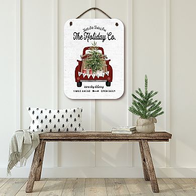 COURTSIDE MARKET The Holiday Company Hanging Sign