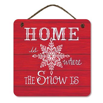 COURTSIDE MARKET Home Snow Sign Wall Decor