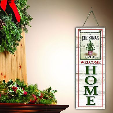 Courtside Market Old Fashioned Christmas Welcome Wall Sign