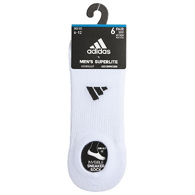 Men's adidas 6-Pack Superlite 3.0 Super No-Show Socks