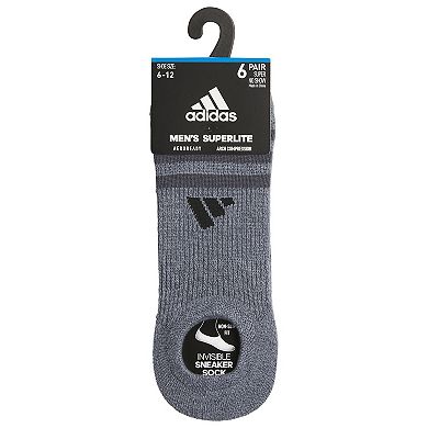 Men's adidas 6-Pack Superlite 3.0 Super No-Show Socks