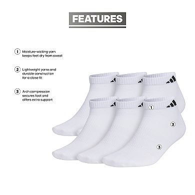 Men's adidas 6-Pack Superlite 3.0 Low-Cut Socks