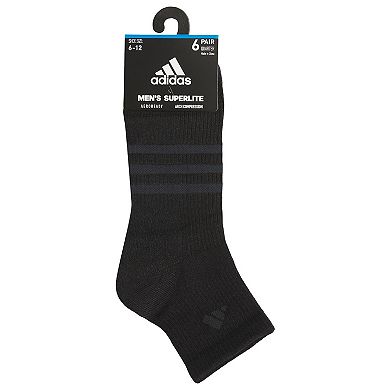 Men's adidas 6-Pack Superlite 3.0 Quarter Socks