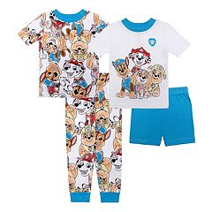 Paw Patrol at the Beach 3-Piece Boys Pajama Shorts Set, Size 4T