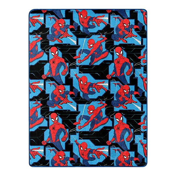 Marvel Comics Spiderman Wall Crawler Cozy Fleece Toddler Pajamas –