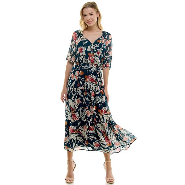 Women's Luxology V Neck Tiered Maxi Dress