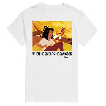 Disney's Mulan Big & Tall He Can Cook Graphic Tee