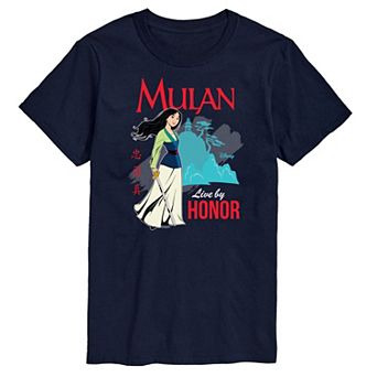 Disney's Mulan Big & Tall Live By Honor Graphic Tee