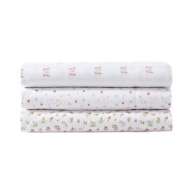 Laura Ashley Kids Microfiber Printed Sheet Set