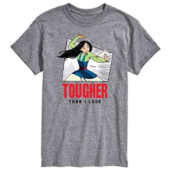 Disney's Mulan Big & Tall Tougher Than I Look Graphic Tee