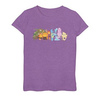 Disney's Elemental Girls 7-16 Characters Group Photo Graphic Tee