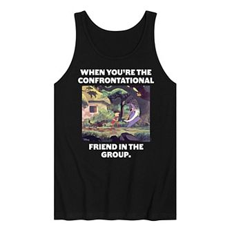 Disney's The Sword in the Stone Men's When You're The Confrontational Friend Graphic Tank Top