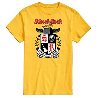 Men's School Of Rock Crest Graphic Tee