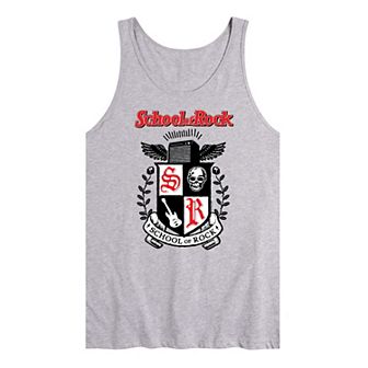 Men's School Of Rock Crest Tank Top