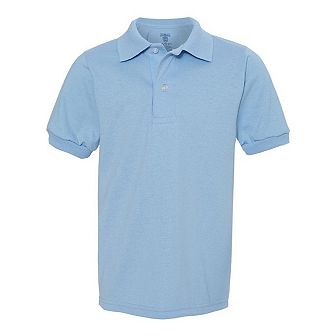 JERZEES SpotShield Youth 50/50 Polo