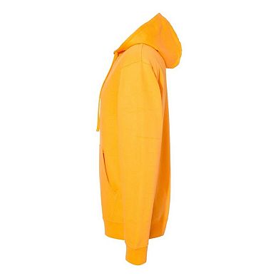 Plain Midweight Hooded Sweatshirt