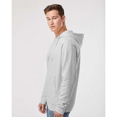 Plain Midweight Hooded Sweatshirt