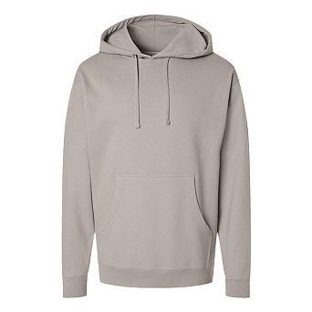 Plain Midweight Hooded Sweatshirt