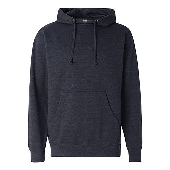 Plain Midweight Hooded Sweatshirt