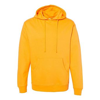 Plain Midweight Hooded Sweatshirt