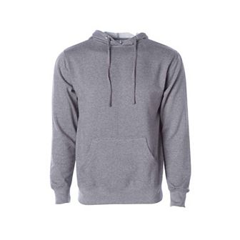 Plain Midweight Hooded Sweatshirt