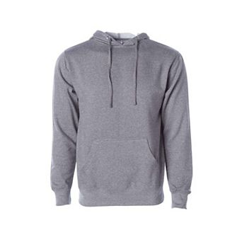 Plain Midweight Hooded Sweatshirt