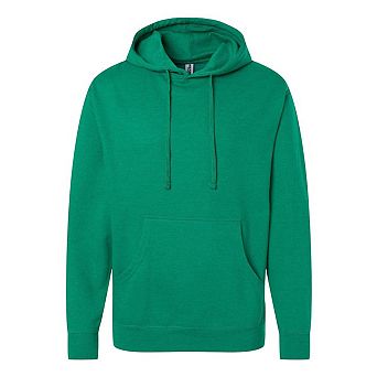Plain Midweight Hooded Sweatshirt
