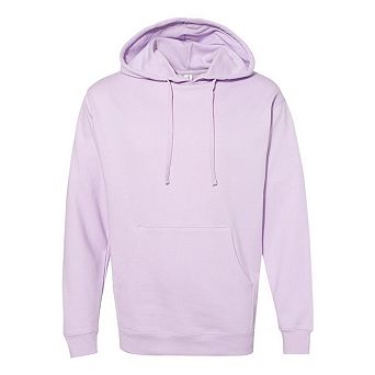 Plain Midweight Hooded Sweatshirt