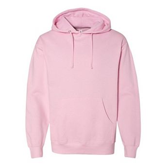Plain Midweight Hooded Sweatshirt