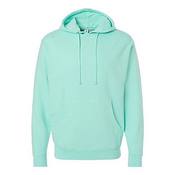 Plain Midweight Hooded Sweatshirt