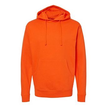 Plain Midweight Hooded Sweatshirt