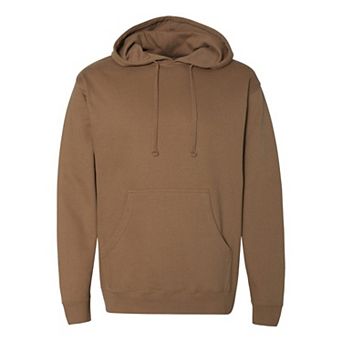 Plain Midweight Hooded Sweatshirt