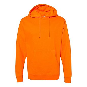 Plain Midweight Hooded Sweatshirt