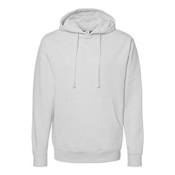 Plain Midweight Hooded Sweatshirt