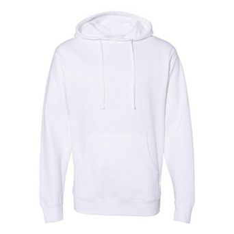 Plain Midweight Hooded Sweatshirt