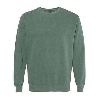 Plain Garment-Dyed Sweatshirt