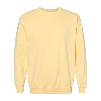 Plain Garment-Dyed Sweatshirt