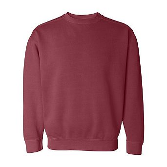 Plain Garment-Dyed Sweatshirt