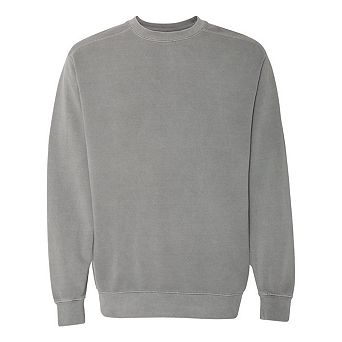 Plain Garment-Dyed Sweatshirt