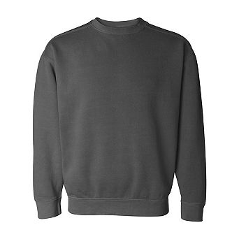 Plain Garment-Dyed Sweatshirt