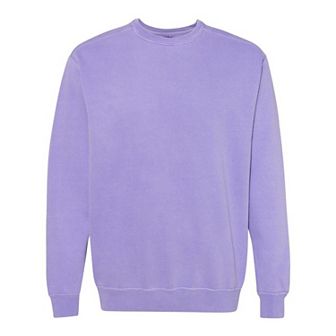 Plain Garment-Dyed Sweatshirt
