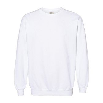 Plain Garment-Dyed Sweatshirt