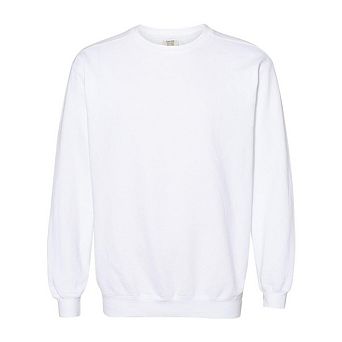 Plain Garment-Dyed Sweatshirt