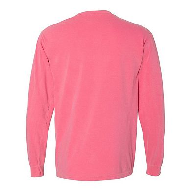 Comfort Colors Garment-Dyed Heavyweight Long Sleeve Pocket T-Shirt